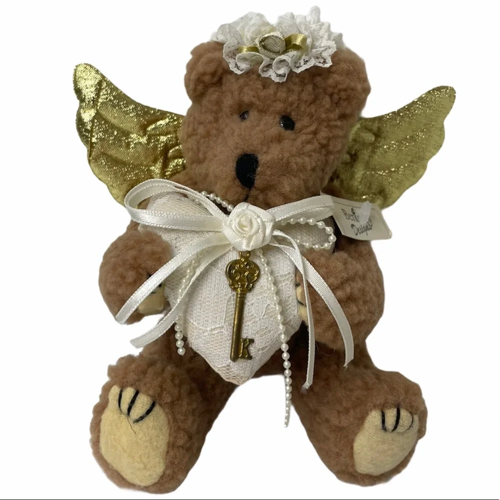 Vintage Angel Bear “Key To My Heart Berkeley Designs Original Home Vintage 90s